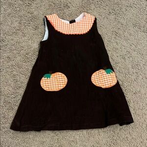 Pumpkin Patch Kids Costume Dress - Black and Orange